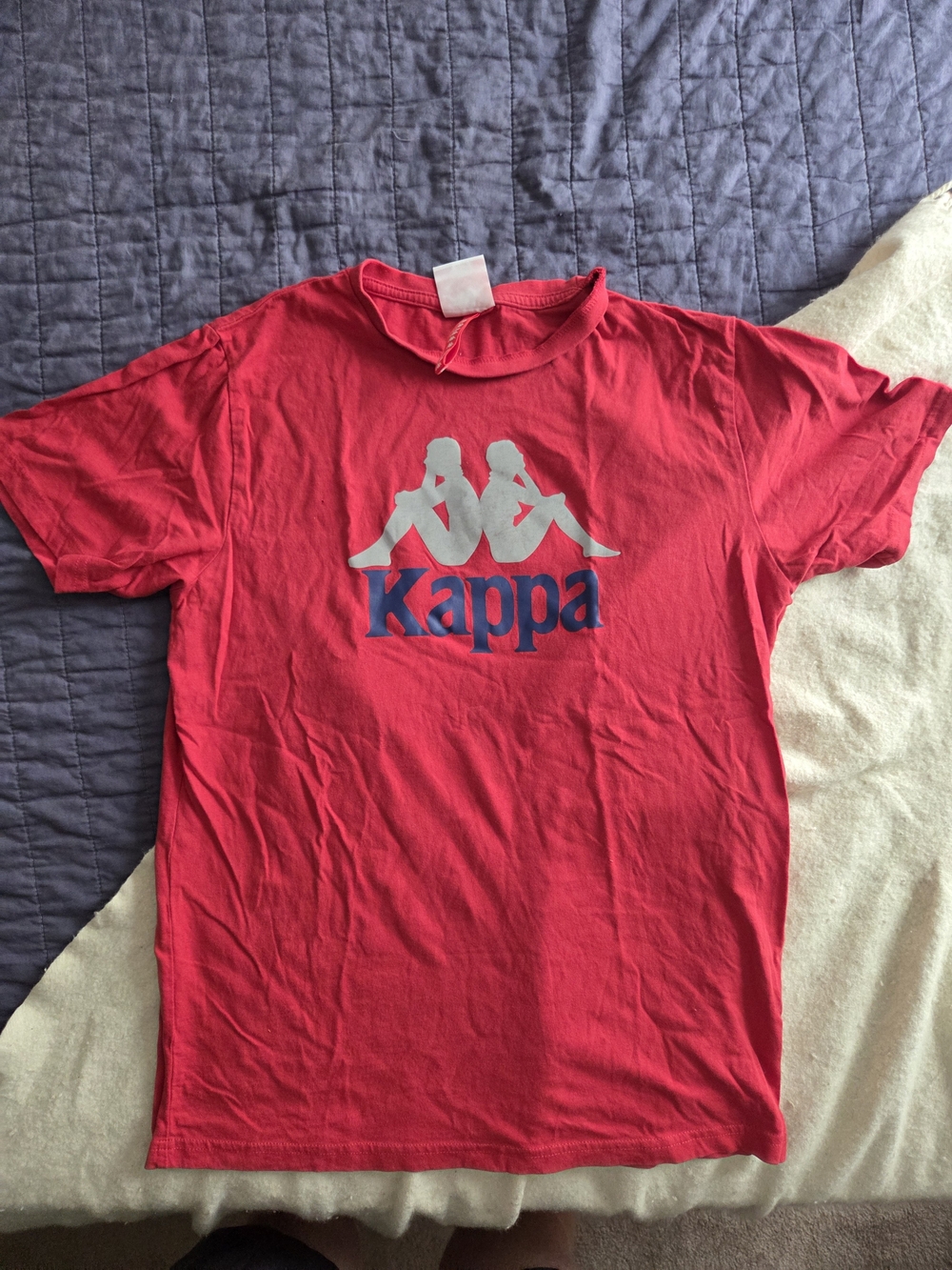 Kappa Red Short Sleeve Tee with White Logo